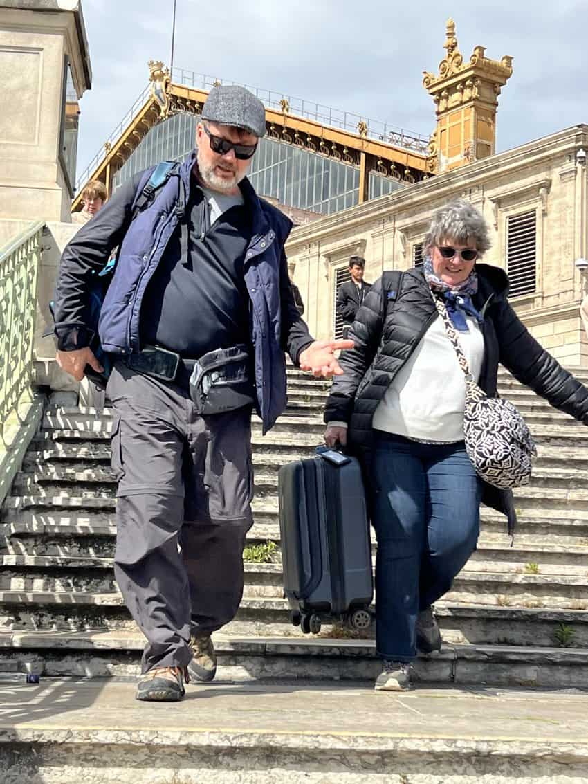 The city train station is in the heart of Marseille's Panier (Old Town) with an easy downhill walk to the Old Port.