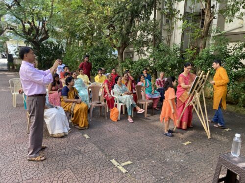 Dilawi gathering of residents in our apartment complex, Kaveri.