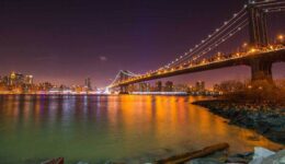 NYC is putting in its first beach in Manhattan along the Hudson River. But be careful not to go in! Artem Zhukov Photos