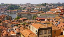 The view of Porto from Miradouro da Vitoria