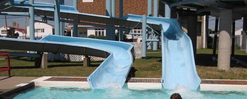 Amusement Parks at the Beach: Where did they all Go? 1 Many Hampton Beach visitors traveled down the Cascade Water Slides for 35 years.