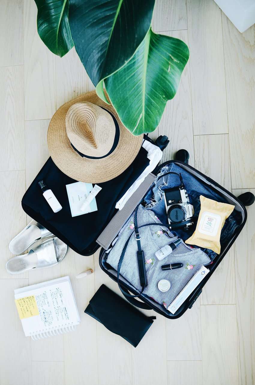 Packing light is an essential skill for traveling, especially when you don't know where to put your bags.