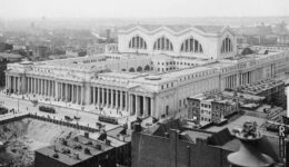 Pennsylvania station that was torn down in NYC in 1963.