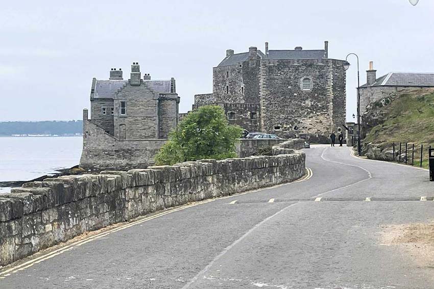 Harry Potter Train: The Jacobite Express in Scotland 15 Blackness Castle sits on the banks of the Firth of the Forth and was a military stronghold in the 15th century and a modern-day filming location for Outlander.