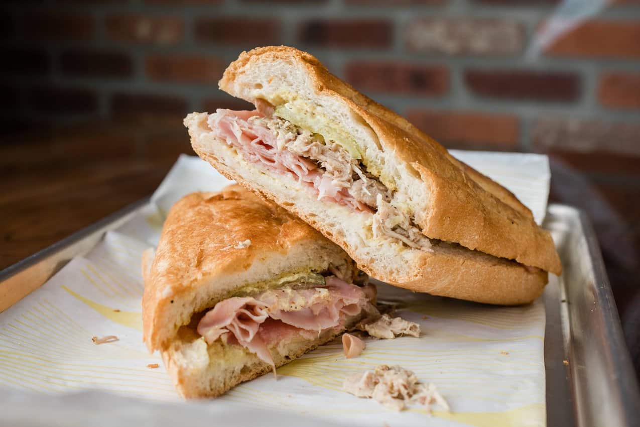My Cuban Sandwich from Columbia Restaurant, lived up to the hype the author says.