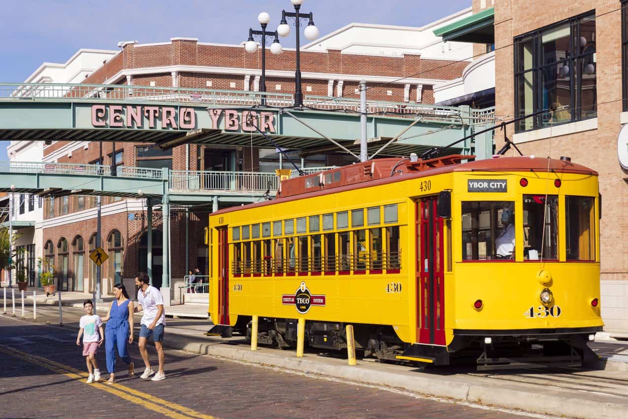 The TECO Line Streetcar is free, and is still a great way to get around on the almost 3 mile long fixed guideway transit system. Visit Tampa Bay photo