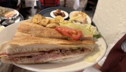Cuban sandwich at Columbia restaurant.