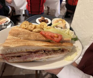 Cuban sandwich at Columbia restaurant.
