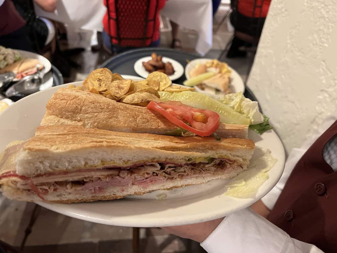 Cuban sandwich at the Columbia Restaurant in Tampa's Ybor City. Sharon Kurtz photos.