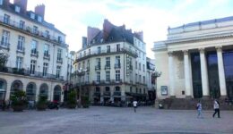 One of Nante's charming city squares- photo by Noreen Kompanik