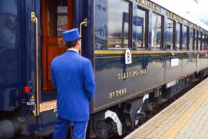 Waiting to board the Orient Express - Rose Palmer