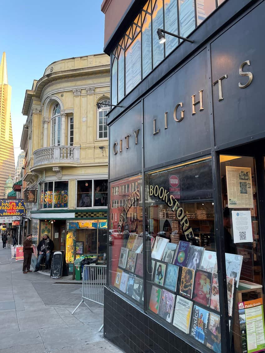City Lights Bookstore is one of the most famous bookshops in the world.