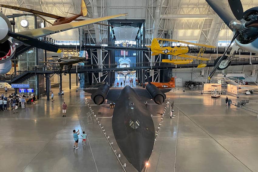 Taking Teens to Washington, D.C. 13 The cavernous Smithsonian Air & Space Udvar-Hazy Center, an all-day adventure. Photo by Nils Larson