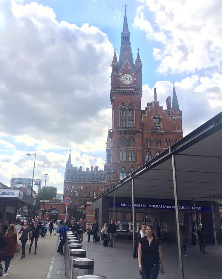 The majestic King’s Cross St. Pancras train station. Photo by Susmita Sengupta 