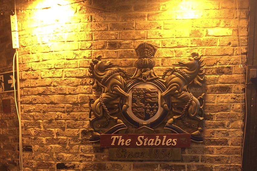 A Walking Tour of London 11 At the entry into The Stables Market at Camden Lock Market.
