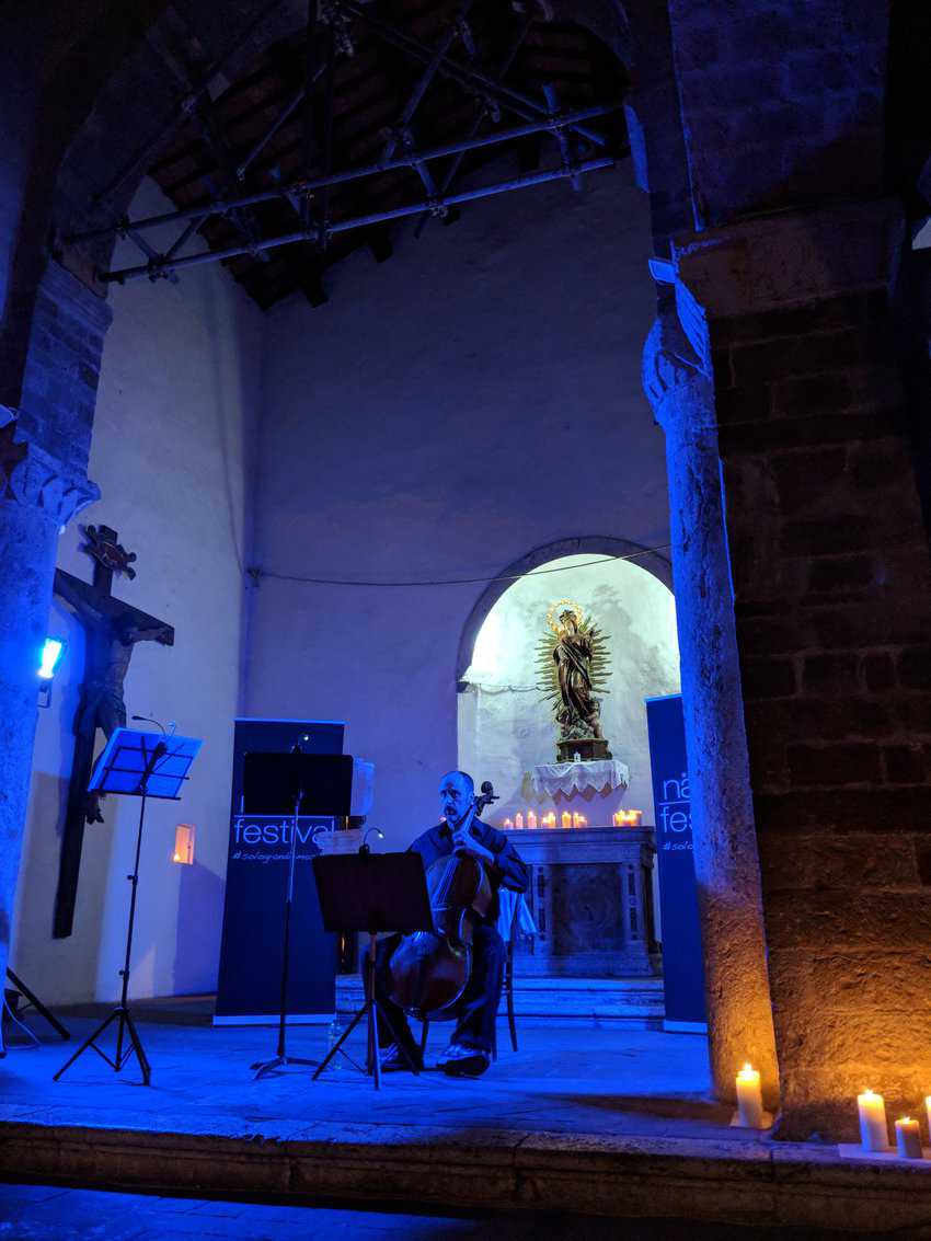 Matt performing in the Narnia Festival- Narni, Italy