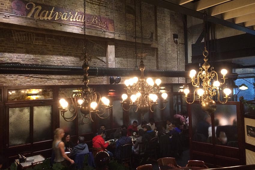 A Walking Tour of London 17 A view inside the restaurant Dishoom King’s Cross.