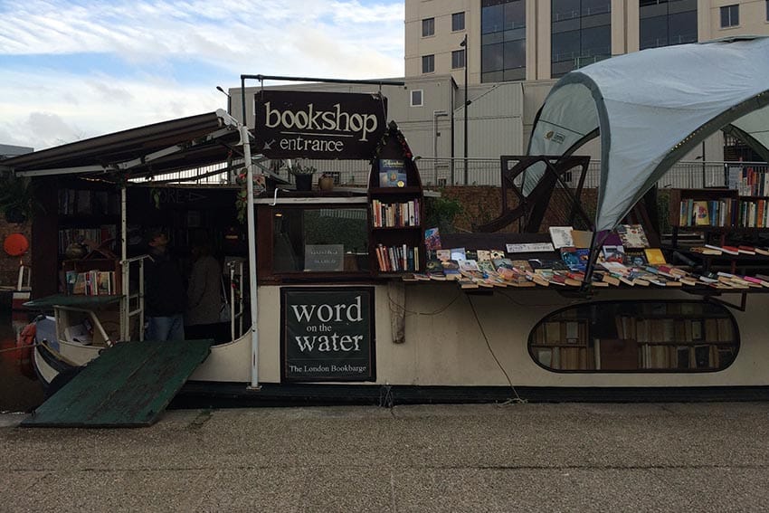 A Walking Tour of London 16 The barge bookstore Word on the Water on the Regents Canal.
