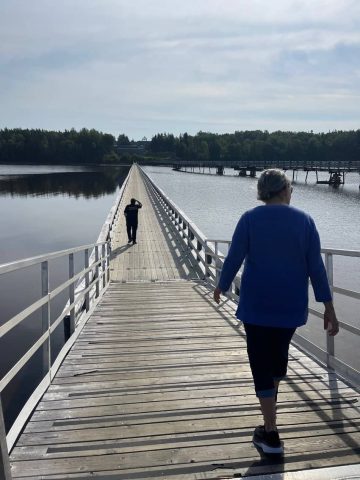 Long bridge in Bouctouche.