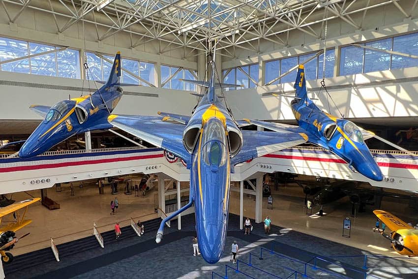 Pensacola: Better Than Ever! 10 Still airborne: former Blue Angels at the Pensacola Naval Museum.