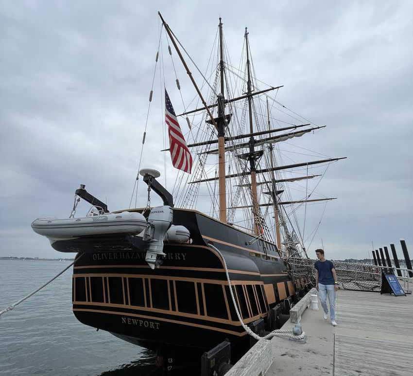 The Oliver Hazard Perry at Fort Adams.