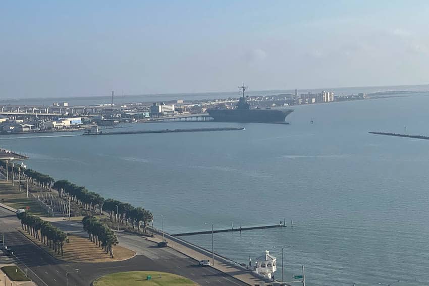 View from my Omni hotel balcony