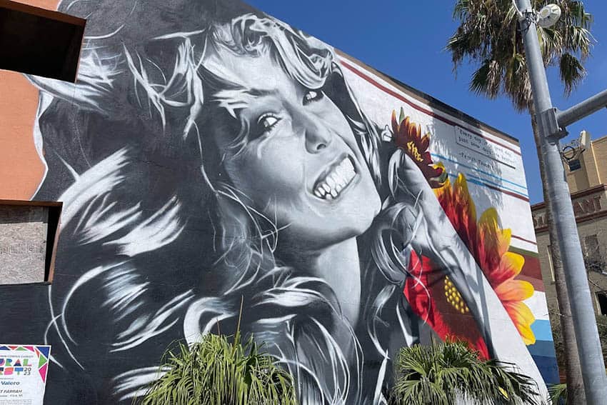 Farrah Fawcett Mural