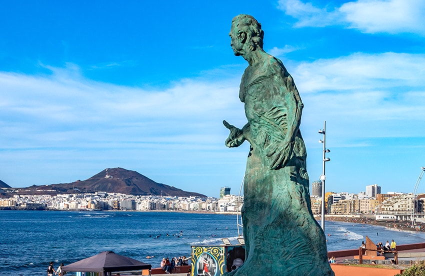 Exploring Gran Canaria in the Canary Islands 5 Alfredo Kraus Monument in Las Palmas