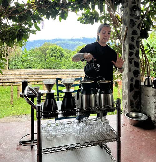 Panama: A Month in Delightful Boquete and Chiriqui 18 Coffee tasting at Dos Jefes