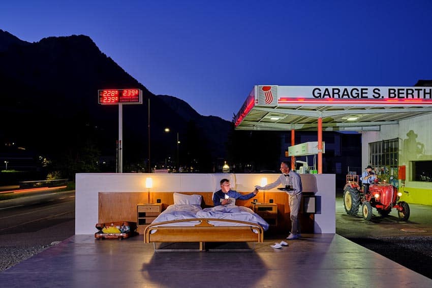 Null Stern Hotel: A Bed on a Mountaintop! 4 Saillon suite