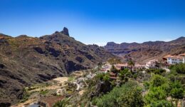 Tejeda, considered the most beautiful village in the Canary Islands.