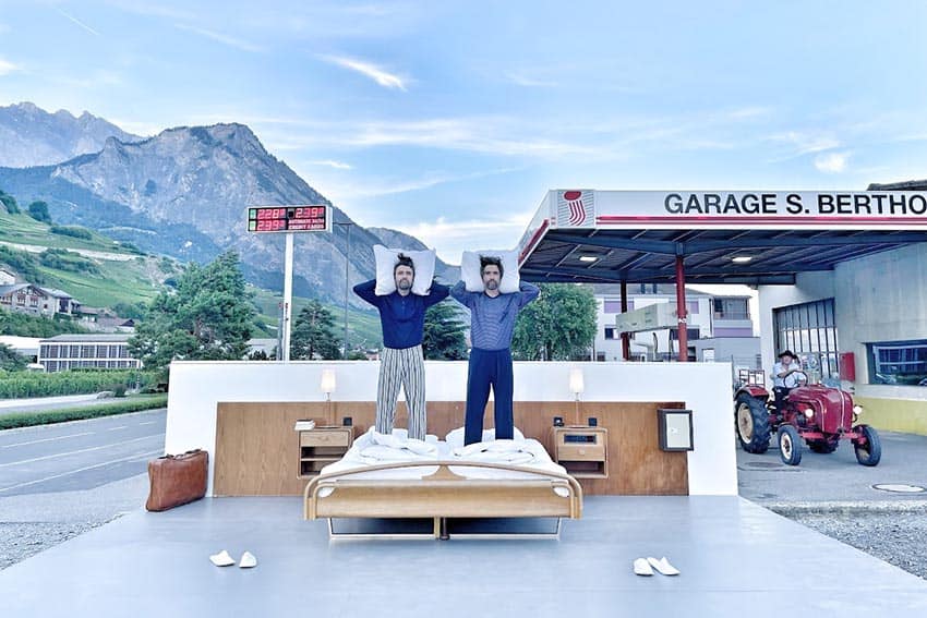 Null Stern Hotel: A Bed on a Mountaintop! 5 artists