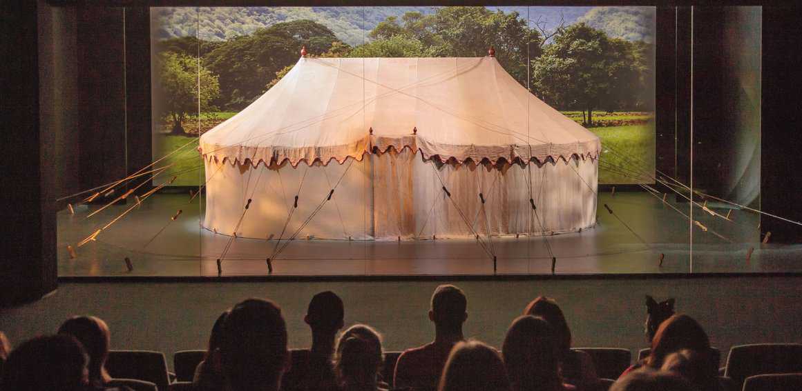 Washington's Tent with full light
