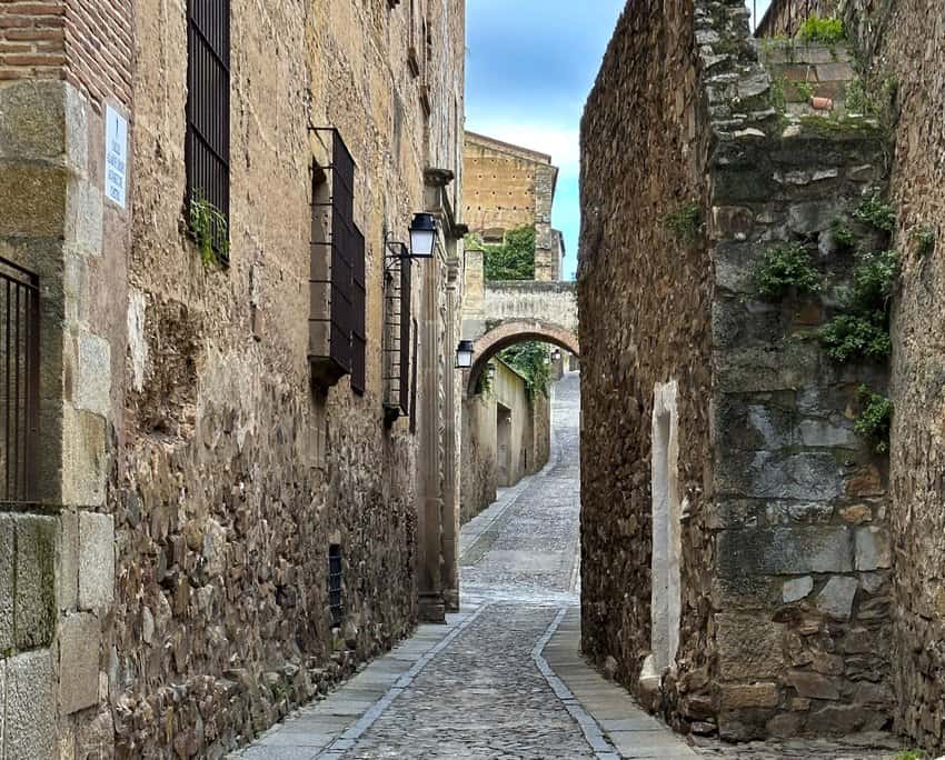 The medieval city of Cáceres was named a UNESCO World Heritage Site in 1986 and is surrounded by 12th-century Moorish walls.