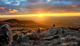 An easy hike to take in a beautiful Shenandoah sunse