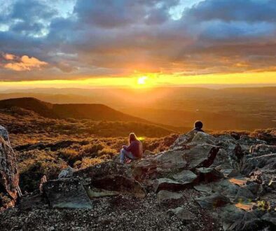 An easy hike to take in a beautiful Shenandoah sunse
