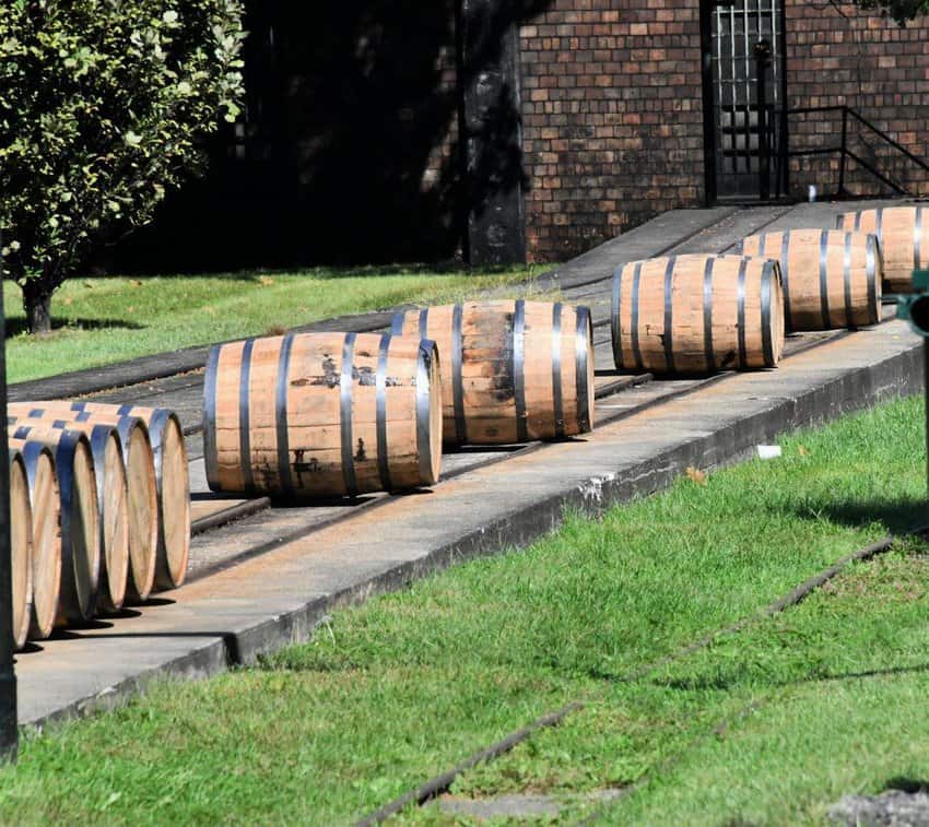 Horses, Bourbon, and More in Central Kentucky 8 Aged bourbon barrels Lexington KY
