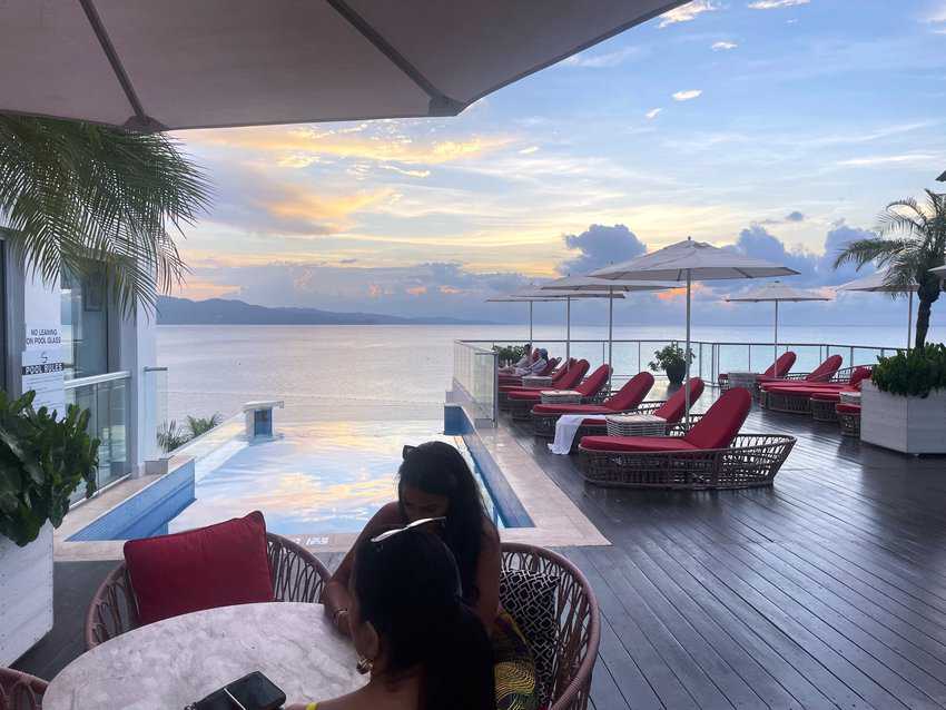 Rooftop bar at the S Hotel, Montego Bay Jamaica. Ann Braly photos