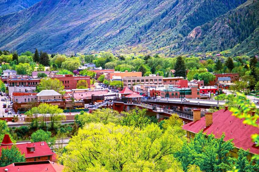 Glenwood Springs Colorado Has So Much to Enjoy 9 Glenwood Springs from the air.