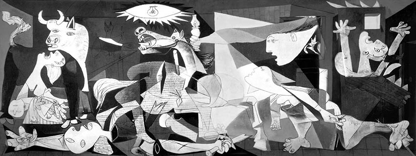 Picasso’s “Guernica” at Reina Sofia Art Center in Madrid. Photo courtesy of Reina Sofia Art Center.
