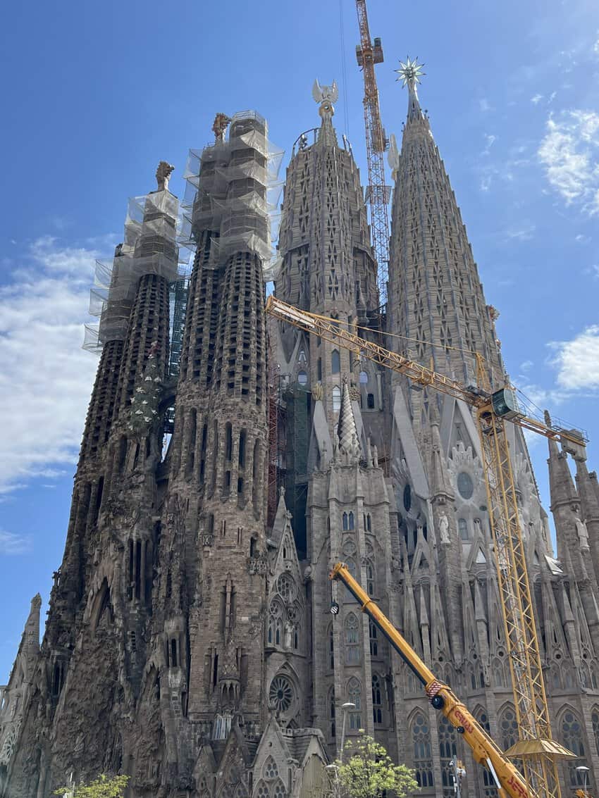 Sagrada Familia in Barcelona is still under construction. Sonja Stark photos.