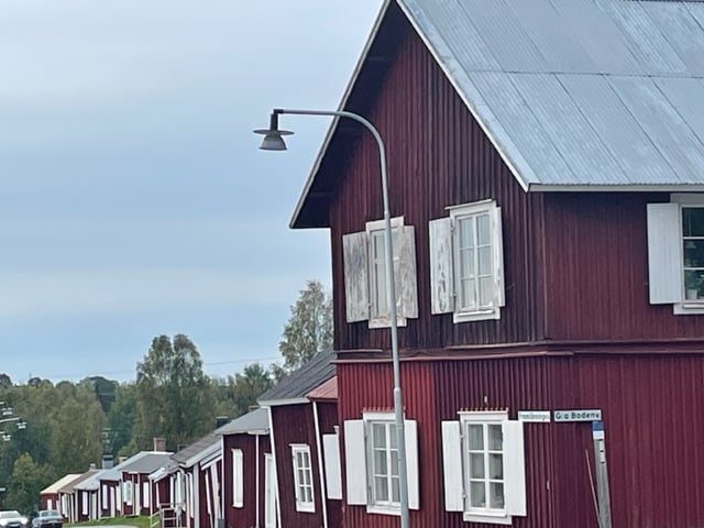 Northern Sweden: Family, Ferries, Forsen 5 The Red Houses of Gammelstadt