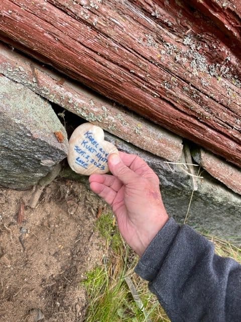 Northern Sweden: Family, Ferries, Forsen 7 A heart to remember Nonnie