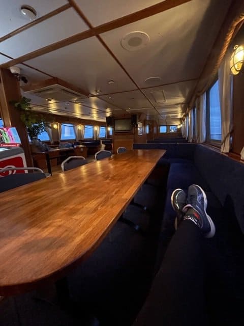 Northern Sweden: Family, Ferries, Forsen 2 Relaxing on the Synfoni Ferry in the Bothnian Bay