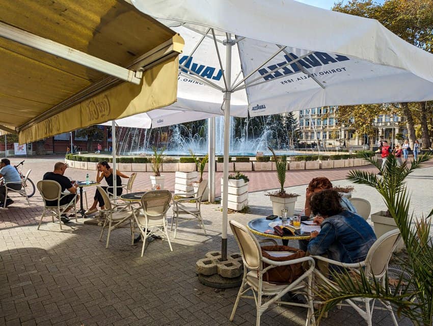 Varna: A Pearl On The Black Sea Riviera 13 Sidewalk cafe in Varna