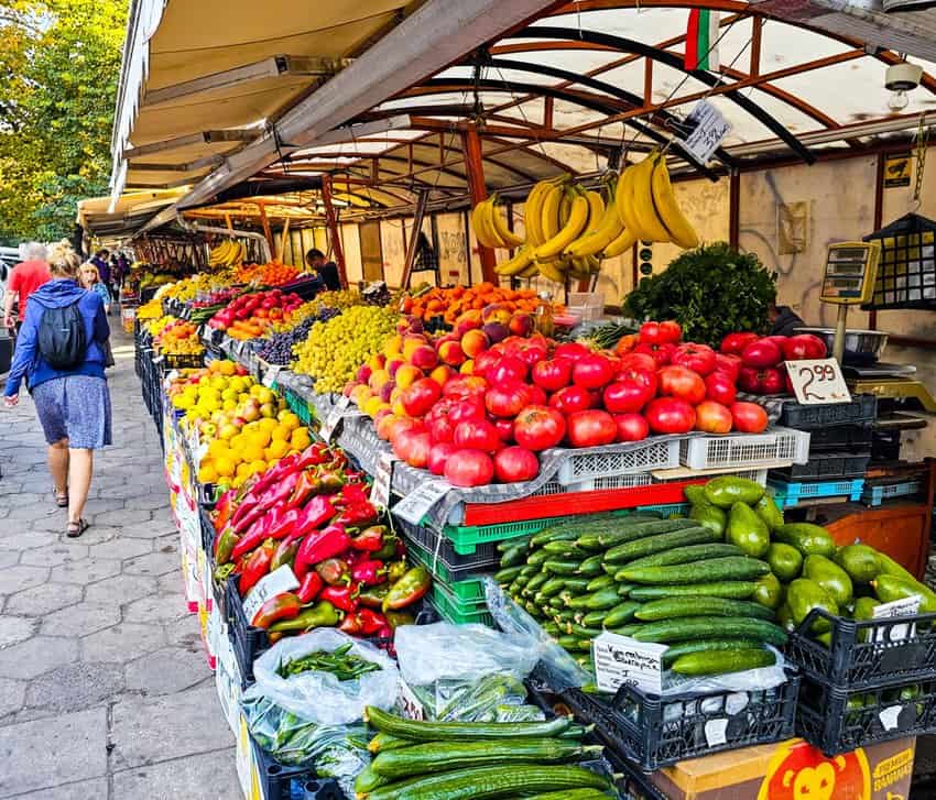 Varna: A Pearl On The Black Sea Riviera 15 Varna street market of fruit and vegetables.