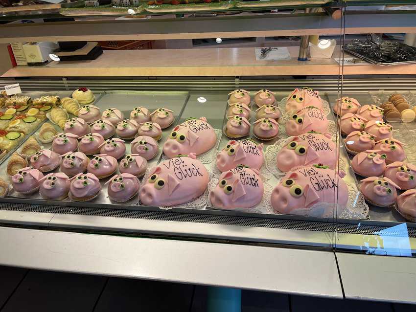 A cake shop in Zurich