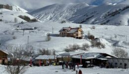 Guadauri Ski Resort in the mountains in the north of the Republic of Georgia. Max Hartshorne photos.