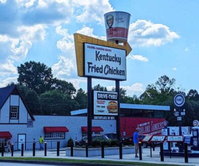 The Sanders Cafe in Corbin KY, began as a gas station