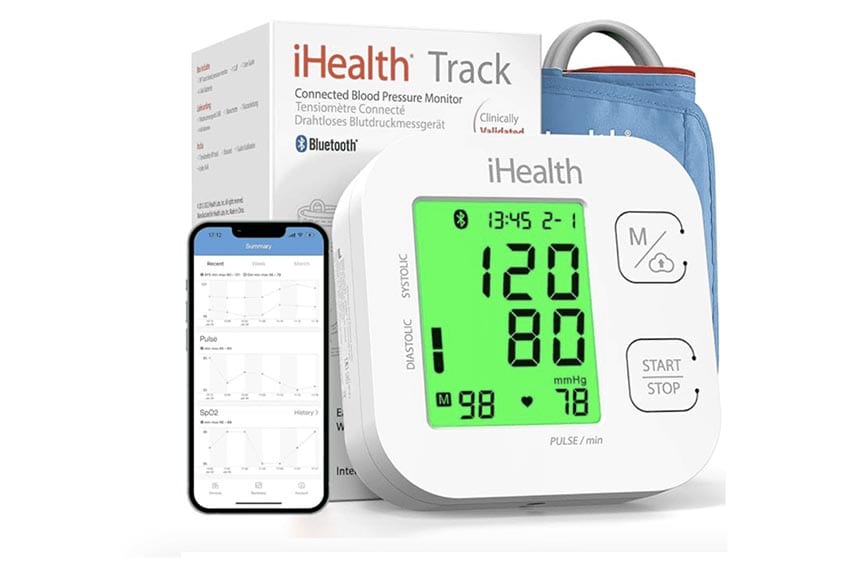Useful Products for a New Year 4 Track blood pressure cuff